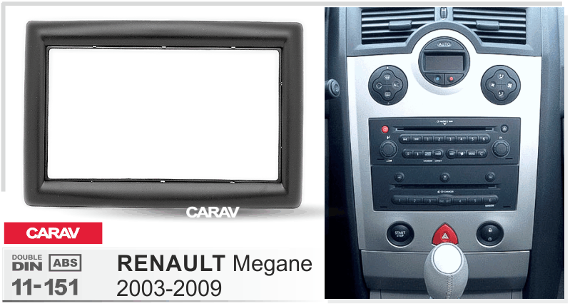 CARAV 11-151 перехідна рамка Renault Megane II