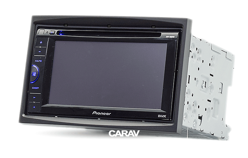 CARAV 11-091 перехідна рамка 2DIN Citroen Peugeot Renault 